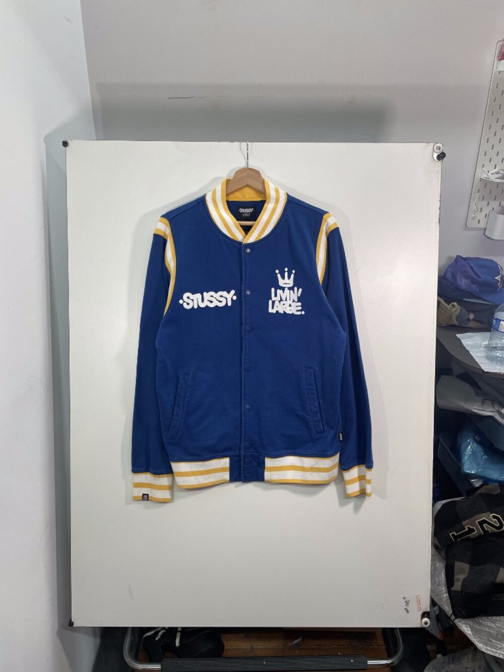 Stussy Livin' Large varsity jacket